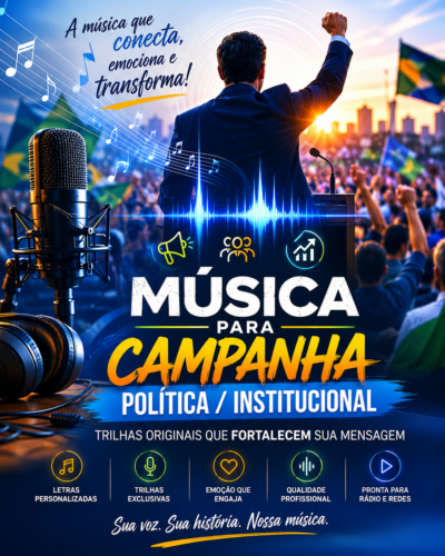 Home música para campanha política / institucional