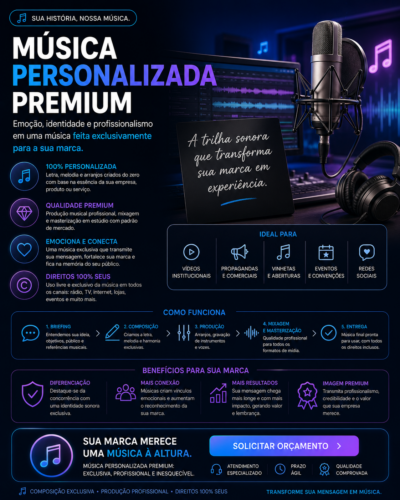 Home música personalizada premium