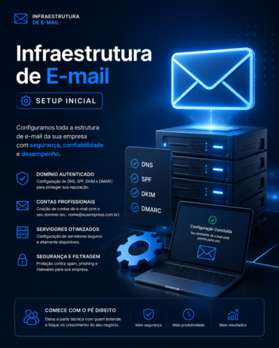 Home infraestrutura de e mail (setup inicial)