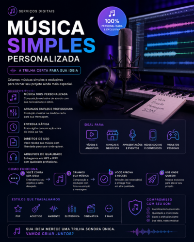 Home música simples personalizada