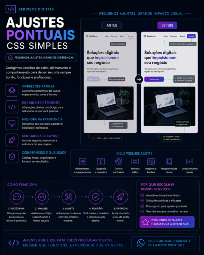 Home ajustes pontuais css simples