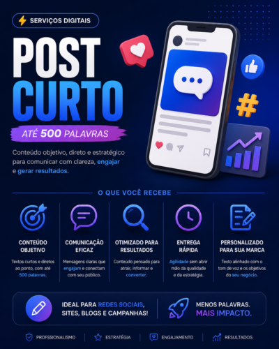 Home post curto (até 500 palavras)